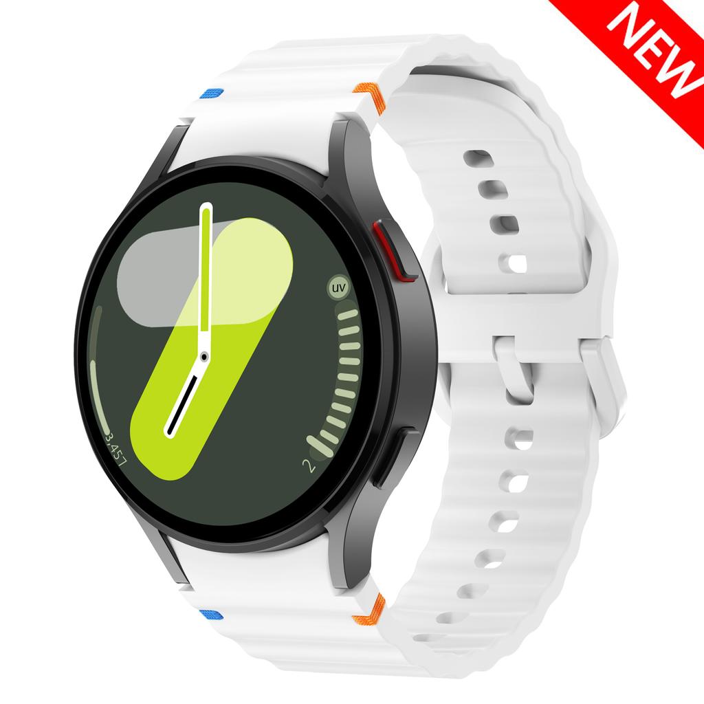 20mm řemínek na hodinky Pro Samsung Galaxy Watch 7/5/6 44mm 40mm Silikonový náramek Galaxy Watch 4 classic/5 pro 47mm 43mm 46 45mm pásek