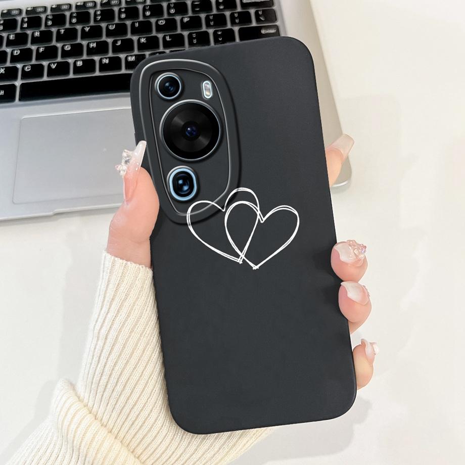 For Huawei P60 Art P60 Pro HuaweiP60 Case Cover Soft Silicone TPU Flower Butterfly Girly Fashion Painting Bumper Fundas
