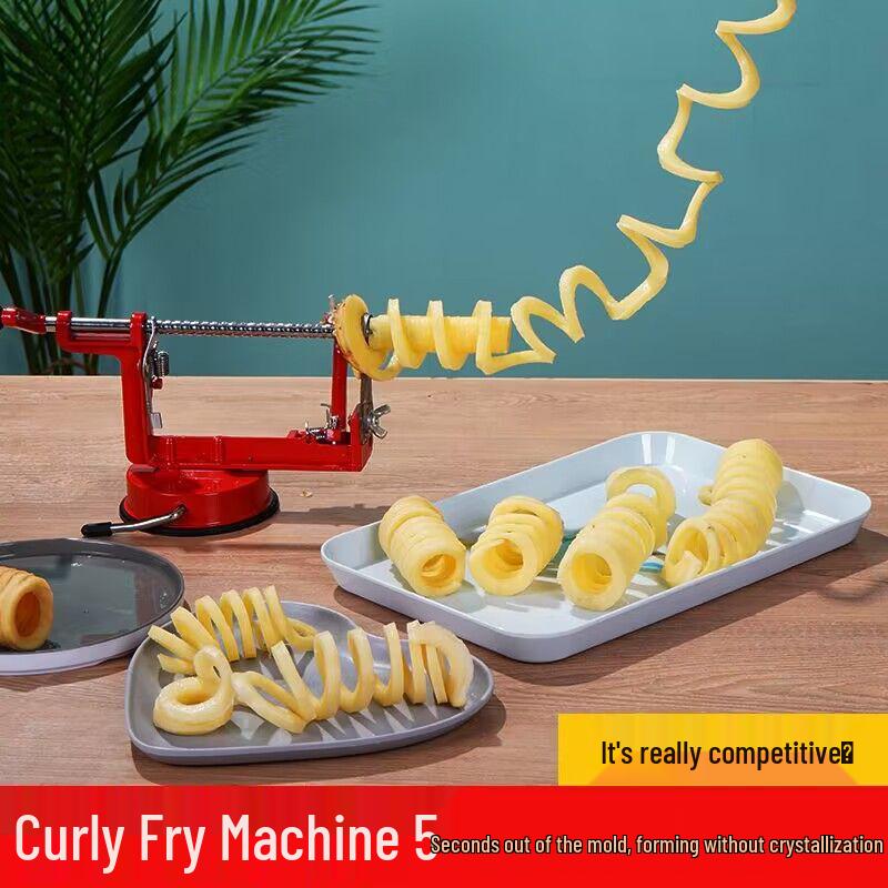 

Curly Fry Cutter: Spiral Potato Twister Machine for Perfect Twisty Fries