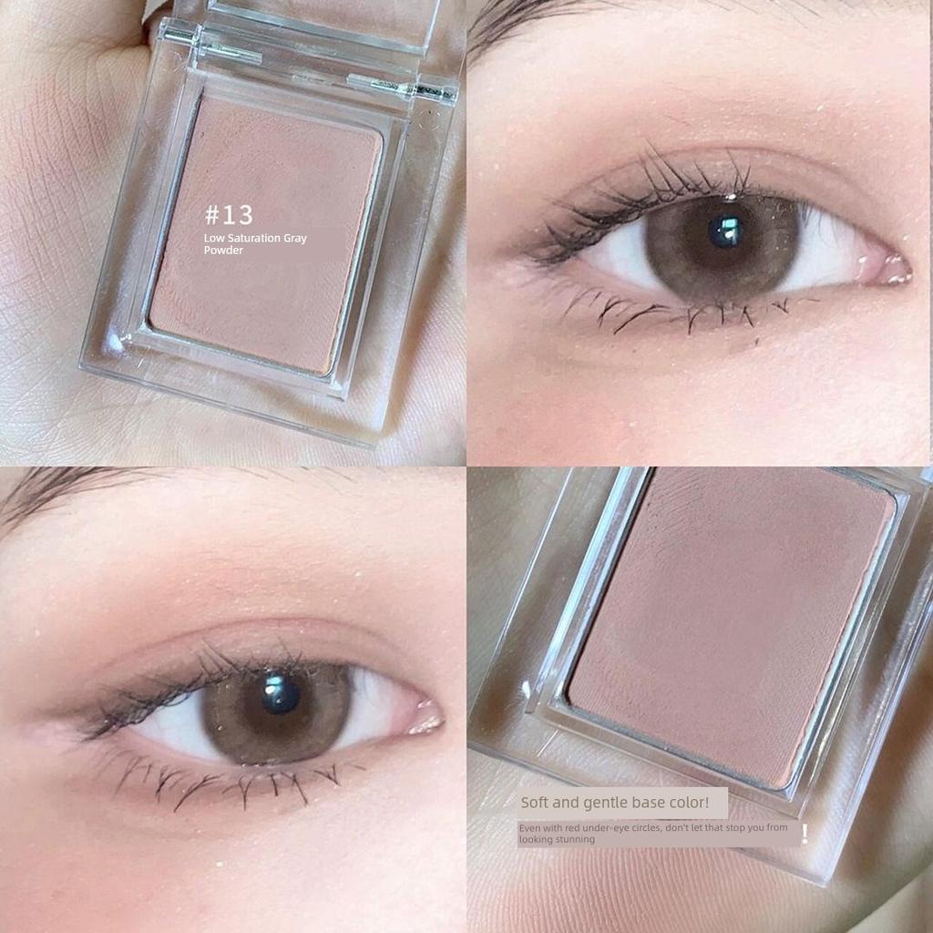 Single Color Eyeshadow Blush Low Saturation Water Makeup Base Blending Eyeliner Under-Eye Highlighter Pearlescent Matte New Product Authentic