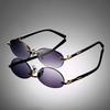 1 Piece of Retro Style Frameless Oval Fashion Glasses Ideal for Birthdays and Pography Props Perfect Fashion Glasses