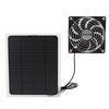 10W Solar Panel Fan Kit Waterproof Cooling Ventilator for Dog Chicken House Greenhouse