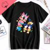 Unikitty Cat Print Funny Tee Shirt Cute 90s  Funny Tee Man Womens 100 Cotton Short Sleeves Couple Birthday Gift Party Shirt