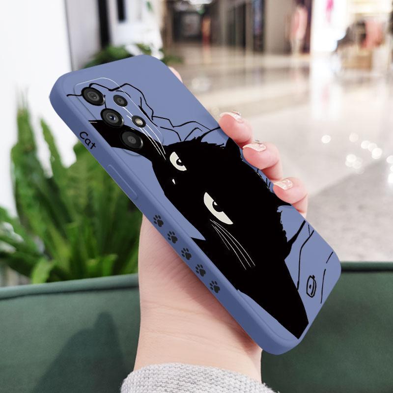 Aggrieved Cat Phone Case For Samsung A17 A56 A36 A26 A16 A06 A54 A34 A24 A14 A15 A25 A35 A55 A73 A53 A33 A23 A13 A72 A52 A32 A22