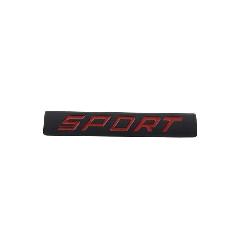 Premium SPORT Edition car Engine Hood Fender trunk Tail Rear Decal Emblem Sticker Badge for SPORT