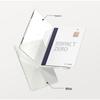 Universal Magnetic Phone Card Holder: Transparent Detachable Sleeve for Apple 17PM