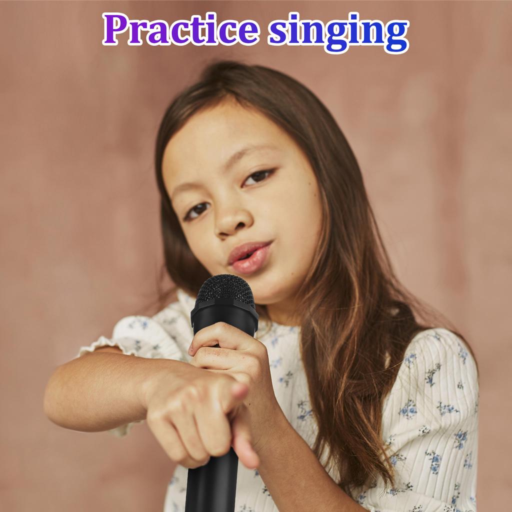 4 Pieces Microphone Prop Play Plastic Toy Microphone Fake Microphone Prop Simulate Speech Practice Plastic Microphone Plastic Fa
