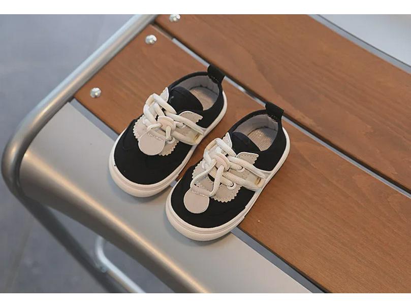 Solid Soft Sole Canvas Slip-On Shoes for Toddlers