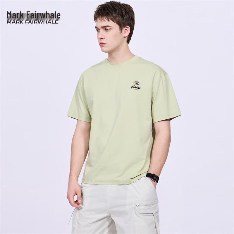 Mark Fairwhale Men s Fun Print Embroidered Short Sleeve T-shirt XL