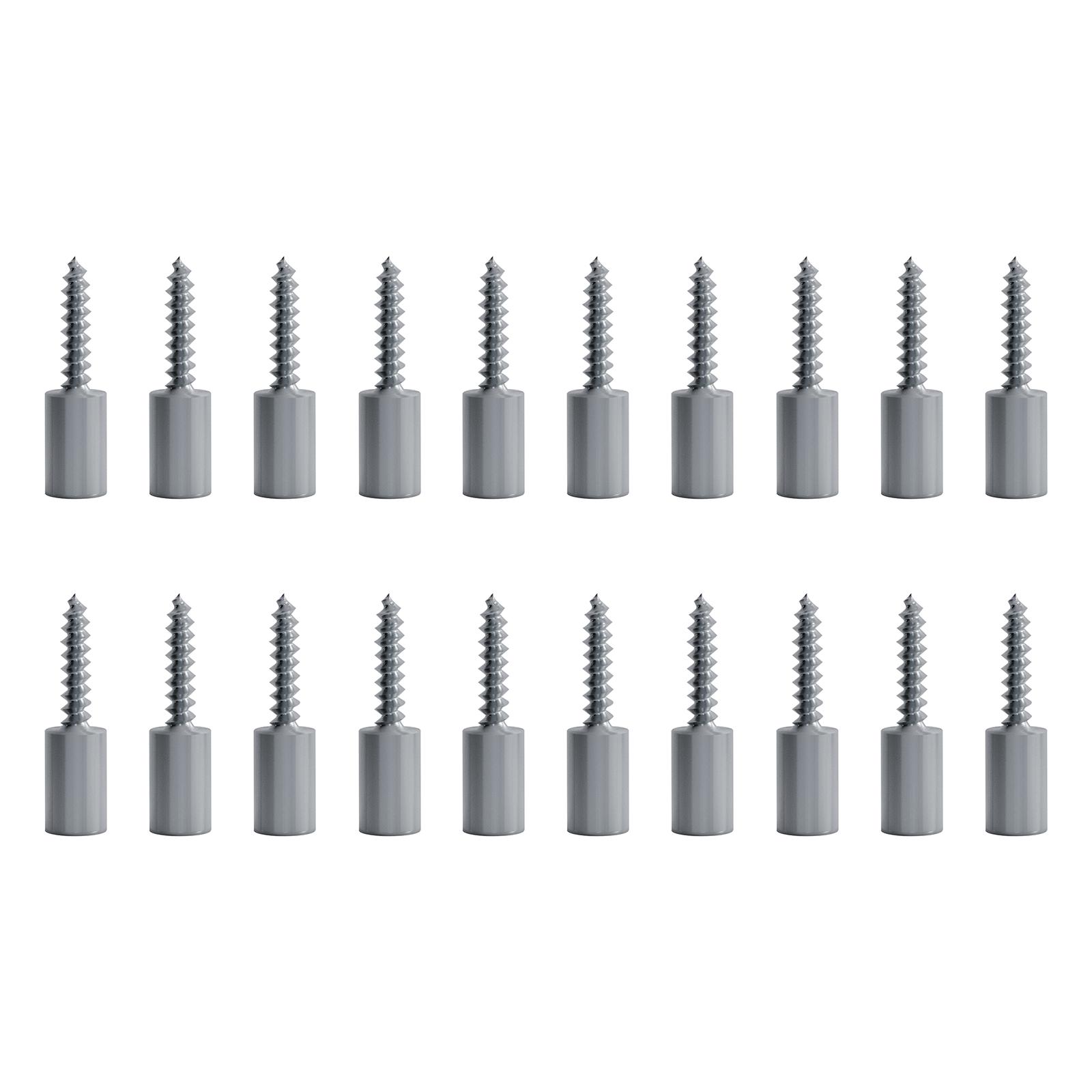 

20x Shelf Pegs Pins Cabinet Furniture Nail Shape Support Pegs for Shelves Nickel Plated Shelf Support Partition Nail A
