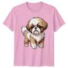 Shih Tzu TShirt Dog Breed Puppy Birthday Gift For Him And Her