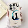 For Infinix GT 20 Pro X6871 Lucky Initial Letter Phone Case For Infinix GT20 Pro 5G Soft Silicone Shockproof Cases