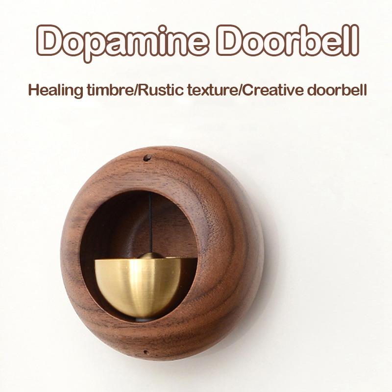 Delicate Wind Chimes Wooden Landscape Bell Wireless Entrance Door Bell Alert Bell Door Hanging Decoration Home Ring Bell