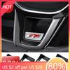 80% Chaud Senior R Rline Logo Garniture de Volant de Voiture Autocollants Placage ABS Accessoires Pour Volkswagen GTI Polo Golf Scirocco Je