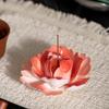 Xichun Handmade Ceramic Flower Incense Holder - Zen Style Ornament