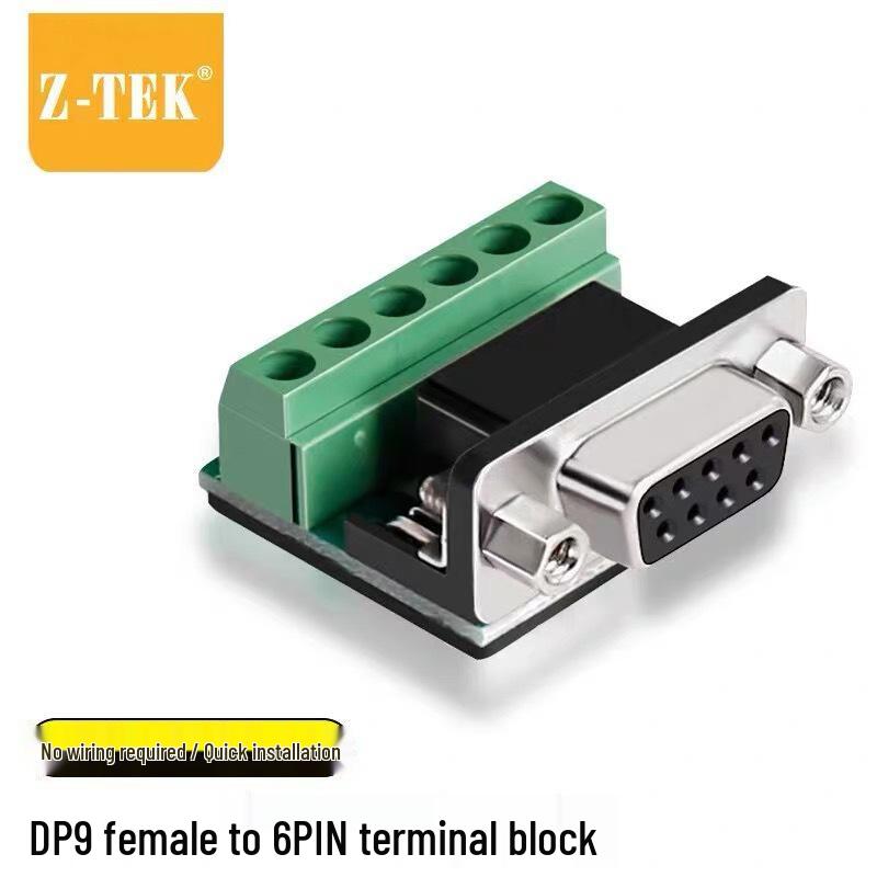 

Z-TEK LITE DB9 6-Position RS485/RS422/RS232 Terminal Block