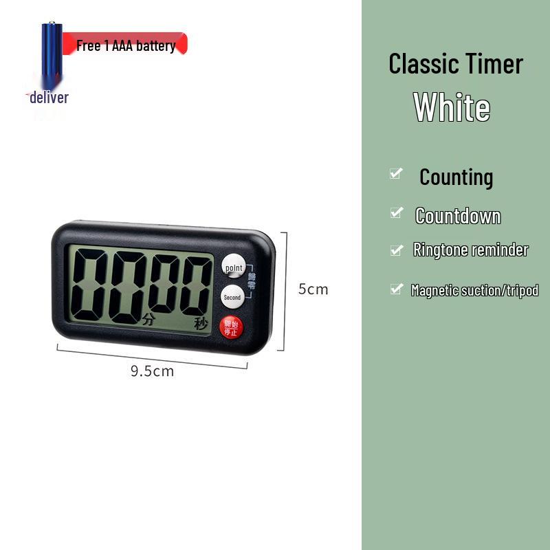 Japanese Magnetic Kitchen Timer: Children's Countdown Stopwatch and Baking Alarm Clock