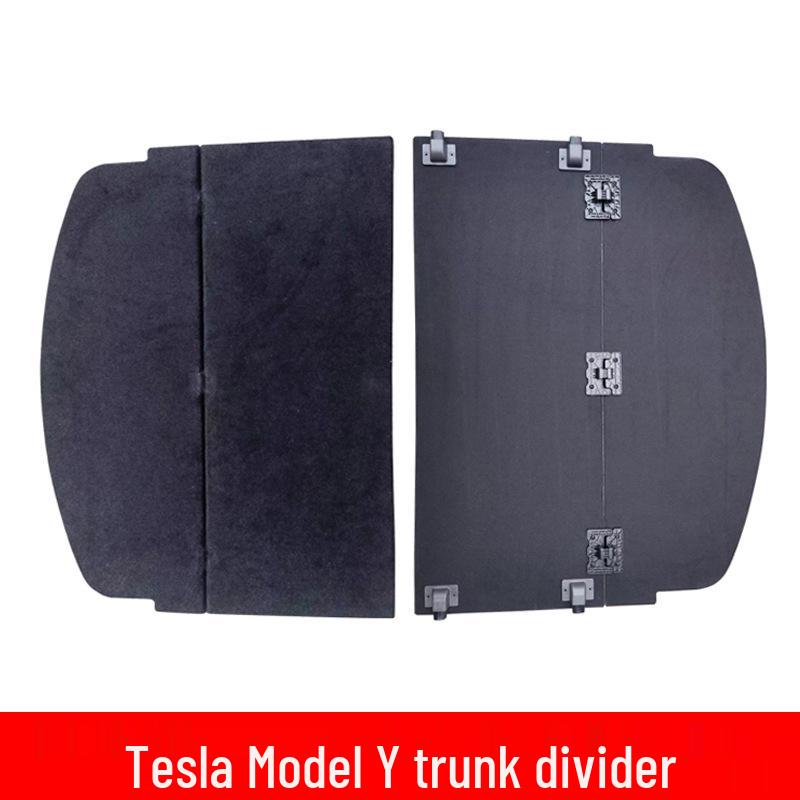 Tesla Model Y Trunk Divider and Sunshade Storage Accessories
