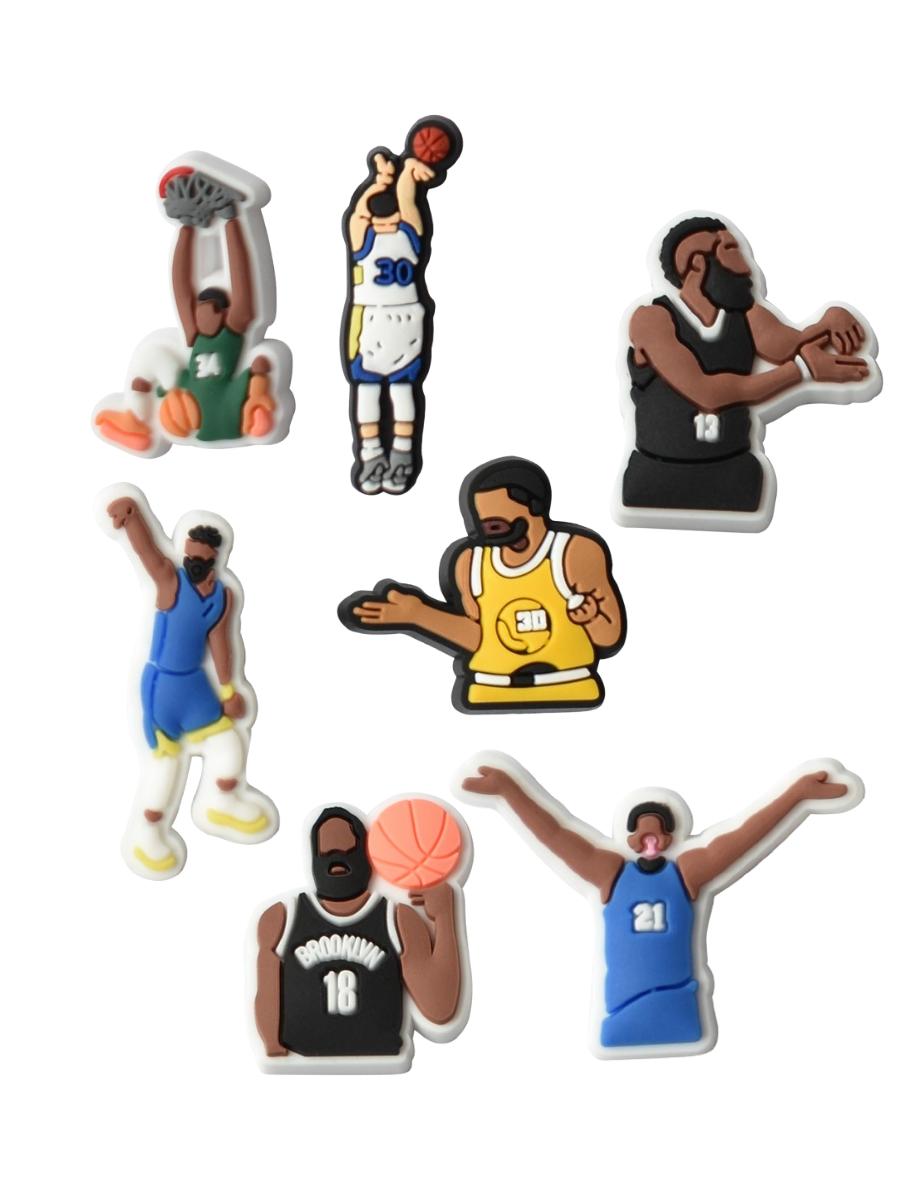 

Джибитсы баскетбол basketball мяч 7 шт аксессуары крокс украшение різнокольоровий