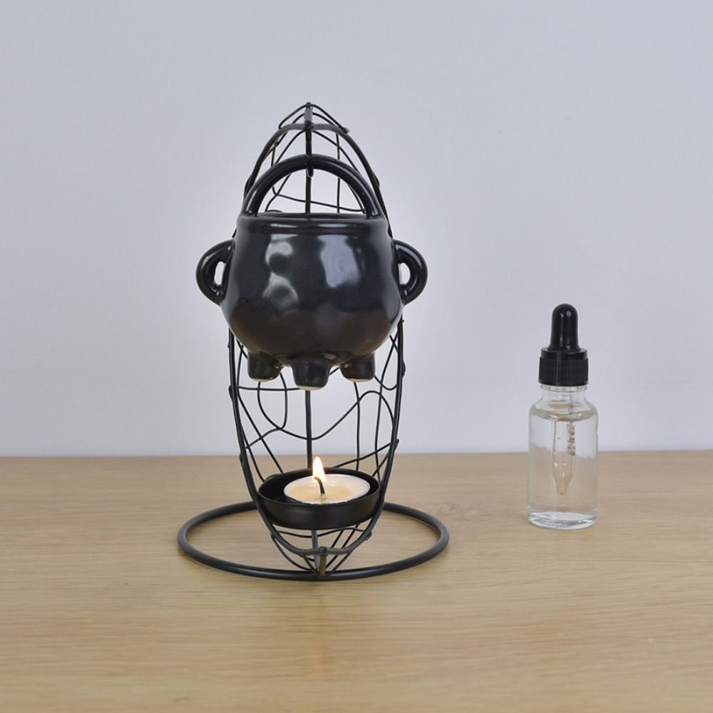 Iron Material Essential Oil Burner Moon Incense Burner Decorative Aromatherapy Stove  Gift Giving