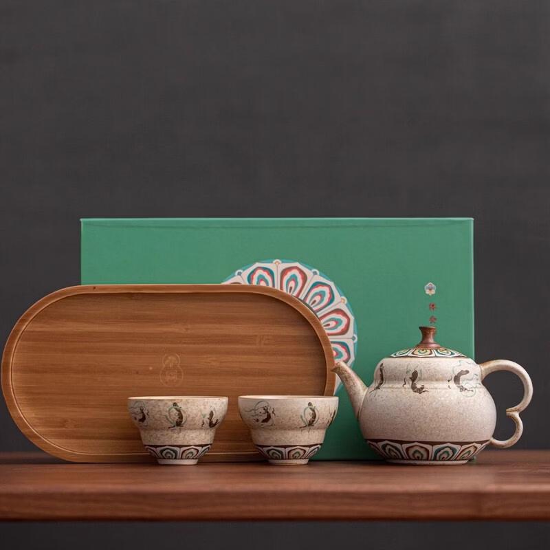 NEW CASTLE Dunhuang Flying Apsaras Teaset