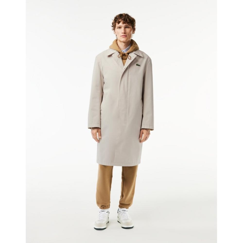 

LacoSte Men S Polycotton Twill Long Mccoat Bh5946 53n Buq 048