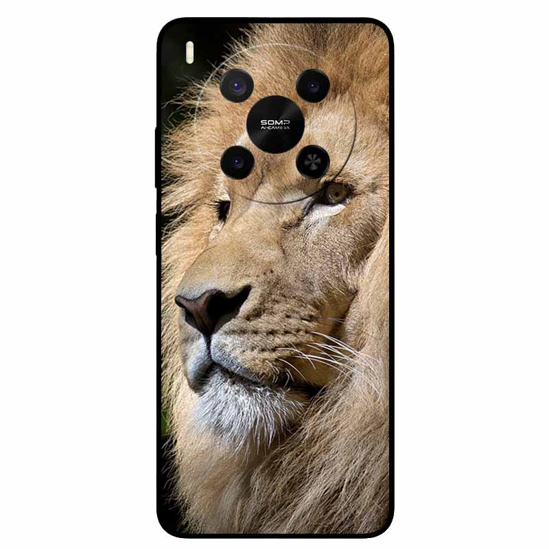 Cover For ZTE Blade V70 Max / Nubia V70 Max Black TPU Silicone Back Cover Animal Covers For ZTE Blade V70 Max Case For V70 Max