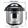 Autocuiseur Électrique Multifonction En Acier Inoxydable, Multicuiseur, Cuiseur À Riz, Soupe, Bouillie, Chauffe-repas, Cuisine, 220V, 6L