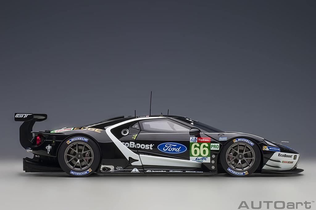 AUTOart Ford GT 2019 Le Mans 24 Hours LMGTE Pro Class Finished Product 81910 1/18 #66 Black/White