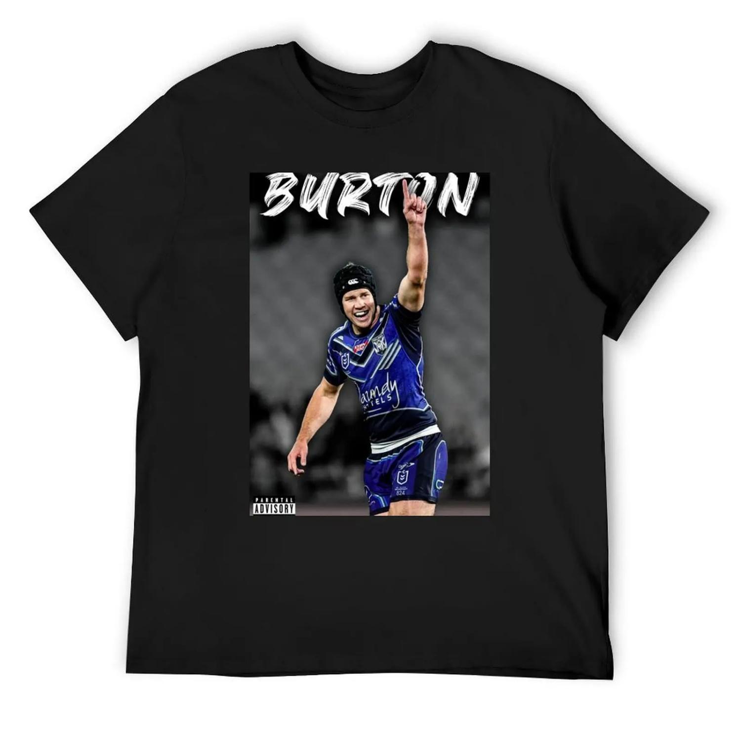 Matt Burton Graphic - NRL Bulldogs T-Shirt S чёрный