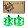 Mountain Bike Pedals – Lightweight All-Aluminum X-Shaped Design with Wide Grip