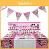 Theme Party Lol Supplies Birthday Decorations Banner Plates Kids Favors Girls