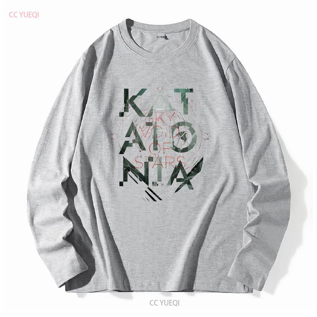 Ny Katatonia Sky Void of stars Män Svart Alla storlekar skjorta ND1758 långärmad vintage Tvättad Andningsbar Casual Lätt homme