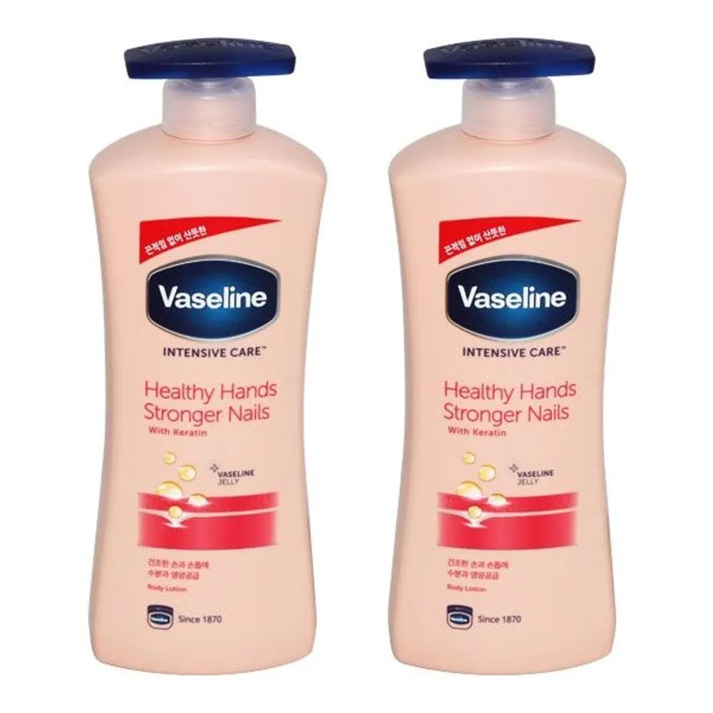 Vaseline Healthy Hands & Stronger Nail Lotion 600ml x 2