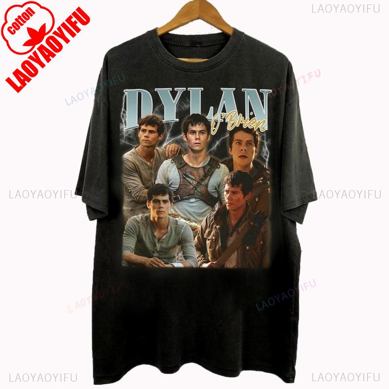Vintage 90s Bootleg Style Retro Dylan OBrien Graphic Tshirt Gifts for Man and Women Unisex Casual Style TShirt Shortsleev