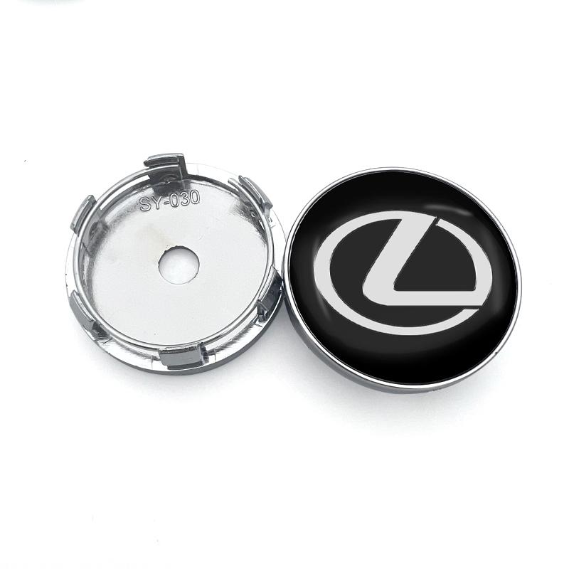 4Pc 56/60mm Car Wheel Center Hub Caps Cover Decor Sticker Auto Accessories For Lexus CT200H ES250 ES300H IS250 IS200 GS300 GS460