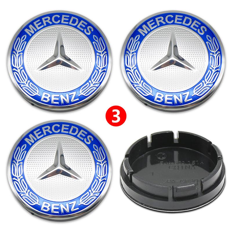 

4pcs 56mm 60mm 75mm Car Wheel Center Logo Hub Cap For Mercedes Benz AMG Apple Tree W211 W205 W213 W203 C218 A207 CLA CLS E Class