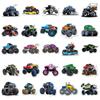 100 Big Foot Monster Truck Stickers: Cool Cartoon Graffiti for Cars, Helmets, Skateboards, and Stationery