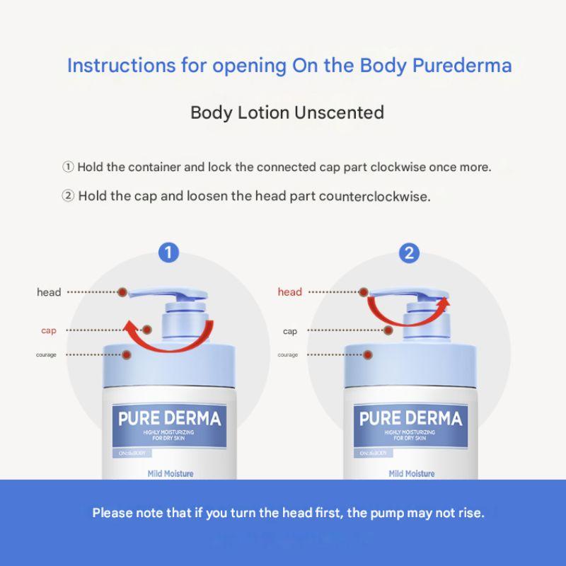 On The Body Pure Derma Mild Moisture Body Lotion – 1L