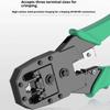   High Performances Cable Crimping Tool Integrated Stripper Cutter RJ45 Connector Compatibility
