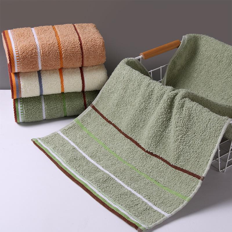 Plaid Cotton-Polyester Hand Towel - Soft, Absorbent, Ideal for Home & Hotel Use
