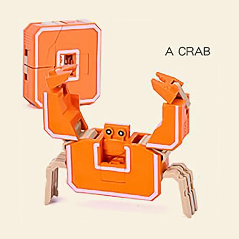 New Learning Toys 26 Letters Learnable Words Transformable  Combinable Robots Alphabet Toys For Kids Gifts Learn Play Robot Toy