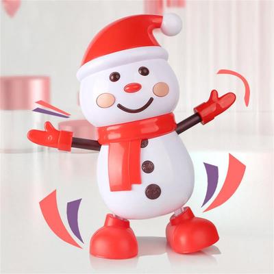 Elektryczna świąteczna zabawka tańczący śpiewający Święty Mikołaj pluszowa zabawka wypchany łoś bałwan wesołych świąt prezenty dla dzieci dzieci