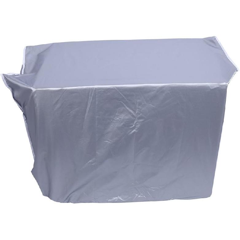 Bewinner Air Conditioner Cover, Anti-Dust Anti-Snow Sunproof Conditioner Protector for Outdoor Use, Rectangle, Silver (86 32 56 cm)