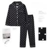 Women's Spring Autumn Home Furnishing  Pajamas Sleepwear Set    Long Sleeve Pants Set Casual Breathable Sleep Home Furnishing