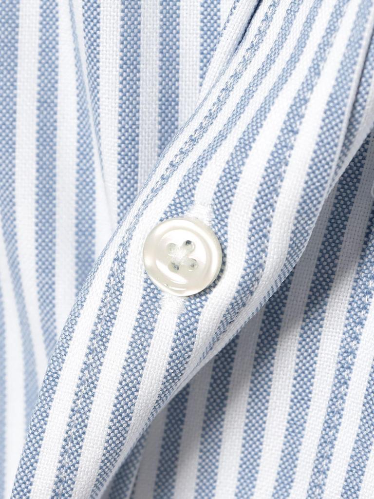 B:MING LIFE STORE by BEAMS Moisture-Wicking, Quick-Drying Short-Sleeve Shirt, B:PolyOXHS_CF25S, Men's, STRIPE, XL, 92010194277