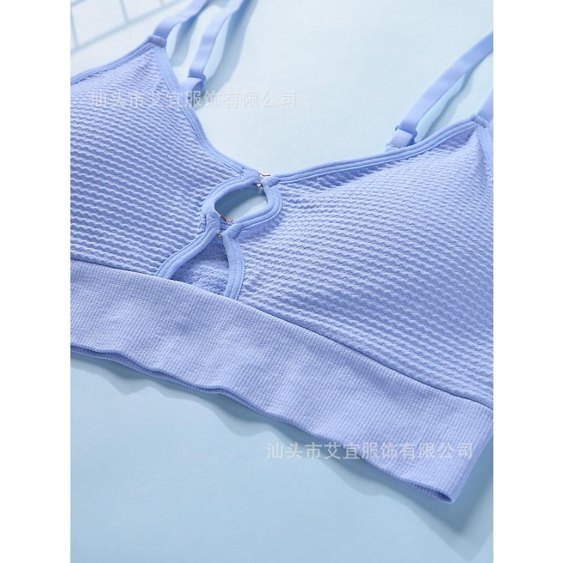 Women Seamless Breathable Full Cup Comfortable Vest Style Bra Top