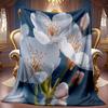 Comfortable Floral Pattern Blanket Soft High-Definition Digital Print Cooling Blanket All-Season Family and Friends Gift Perfect Gift Soft Breathable 