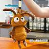Cute Squirrel Plush Keychain Healing Stress Relief Bag Charm Birthday Gift for Girls