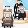2 Wheels Travel Rolling Luggage Bag School Trolley Backpack For Boys Kid 'S Travel Backpack On Wheels School Backpacks Child